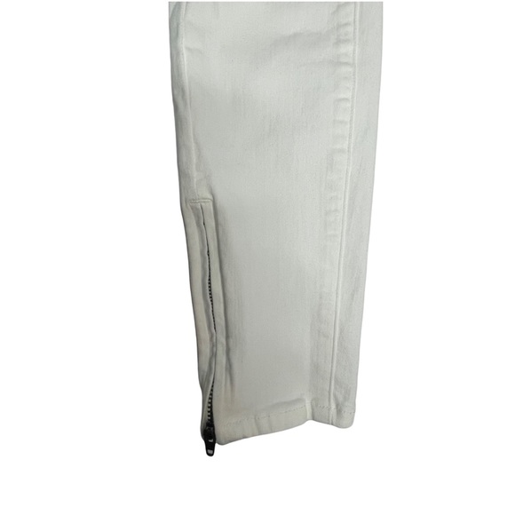 Uniglo White Legging Skinny Jeans with Ankle Zippers 24 - Picture 10 of 13